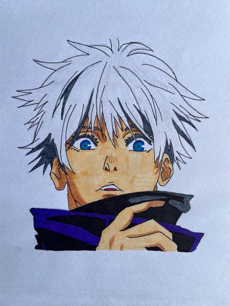YO I MUUA — gojo digital artwork by SRRAINO122